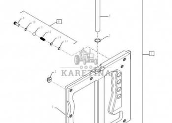 New Holland T6090 T6070 Plate assy. 87433653