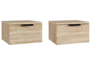 vidaXL Wiszące szafki nocne, 2 szt., dąb sonoma(SKU:811383)
