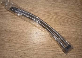 Wężyki przyłączeniowe baterii stojącej. M10x1, 3/8 cala. Długość 30 cm