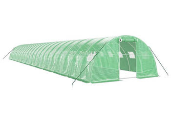 Szklarnia ze stalową ramą zielona 88 m² 22x4x2 m WM-3188070