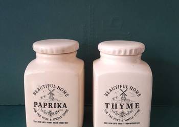 Pojemnik na Przyprawy Tymianek Papryka Thyme Paprika_2 szt