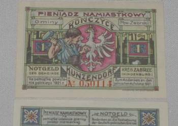 Notgeldy Kończyce 1923r