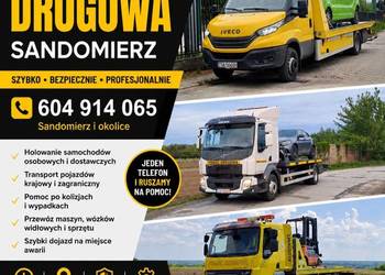 Pomoc Drogowa Holowanie transport Sandomierz Tarnobrzeg Gorzyce ożarów