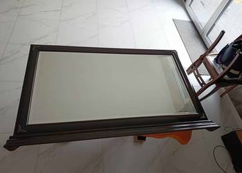 Lustro w drewnianej ramie Vintage