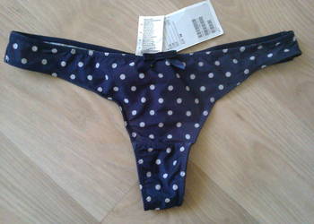 Granatowe Stringi H&M