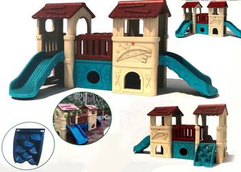 Plac zabaw - most z tunelem.