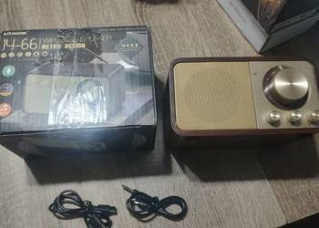 Radio Retro Nostalgiczne z Bluetooth/TF - Bateria 2000 mAh, Głośnik Basowy