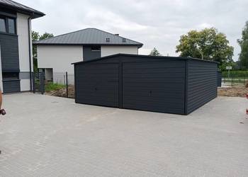 Garaż blaszany dwuspadowy 6x6-procucent