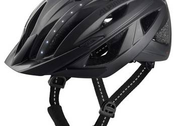 Kask rowerowy Alpina Urban Haga LED Matt Black 55-59cm M