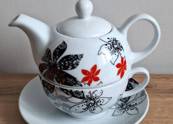 dzbanek Z Filiżanką Zaparzacz Zestaw Do Herbaty Tea For One