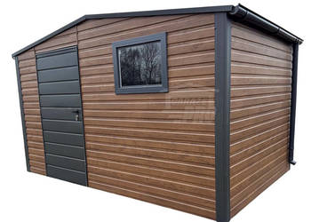 Schowek - domek ogrodowy 3,5x2,5 m - drzwi - okno dach rynny GP749