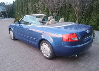 Audi A4 Kabrio 2002r 3,0i 220KM Nawigacja Klimatronic Tempomat Skóry