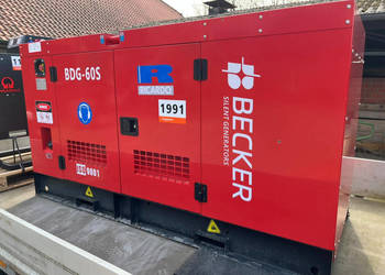 Agregat prądotwórczy BECKER BDG-60S, 50 kW / 62.5 kVA - ATS - NOWY 2026