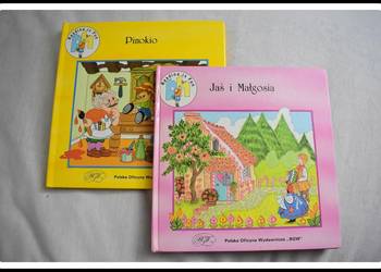 READING IS FUN dwie książeczki Pinokio + Jaś i Małgosia 1991