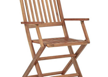 Składane krzesła ogrodowe 8 szt. lite drewno akacjowe WM-3074937