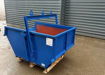 Kontener samowyładowczy na dźwig, pojemnik na gruz 1 m3 GWARANCJA + CE Kontener samowyładowczy na dźwig, pojemnik na gruz 1 m3 GWARANCJA + CE