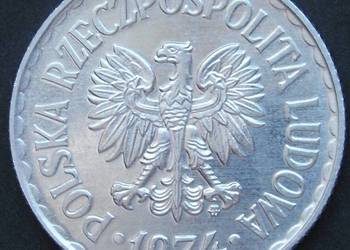 POLSKA 1 ZŁOTY 1974 - STAN MENNICZY