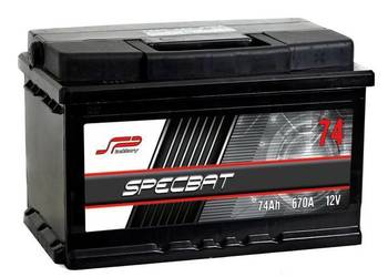 Akumulator 74Ah 670A SPECBAT Akumulator 74Ah 670A SPECBAT