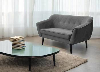 Sofa Maya 2 Osobowa Ciemnoszara, Dostawa 0zł!