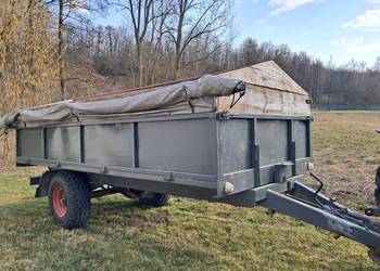 Przyczepa rolnicza jednoosiowa