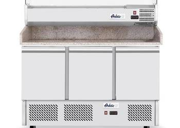 Stół Chłodniczy do Pizzy 3-Drzwiowy z Nadstawką Hendi 232033