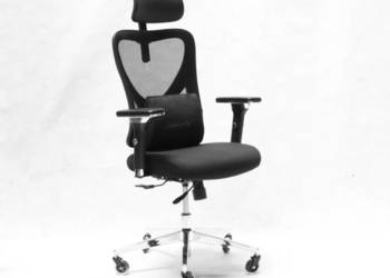 Krzesło biurowe obrotowe ergonomiczne CLOUVOU CleverSeat czarny