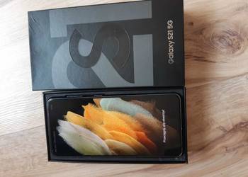 Telefon Samsung S 21 phantom grey w bardzo dobrym stanie