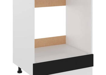 Szafka na piekarnik czarna 60x46x815 cm WM-802498