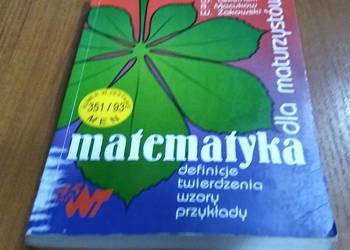 Matematyka dla maturzystów definicje, twierdzenia, wzory Leksiński