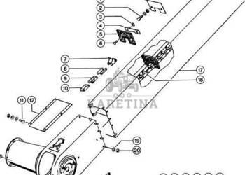 Claas Lexion 570 Przenośnik Kłosowy Zgonin Rynna Łańcuch 0007953690 00 079…