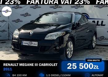 Renault Megane CC 1.5 dCi 110 KM • Cabrio • Niski przebieg