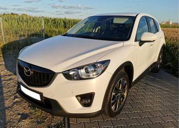 MAZDA CX-5 2,2 175KM AWD SKYACTIVE BIAŁA PERŁA NAVI KAMERA RVM LINEASSIST