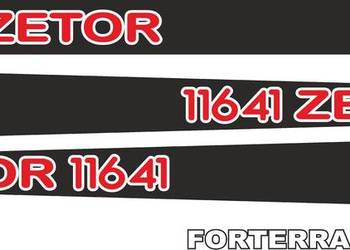 Naklejki Zetor 11641 forterra super mocne zamienniki