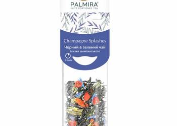 Palmira Champagne Splashes - liściasta herbata w saszetkach do filiżanki