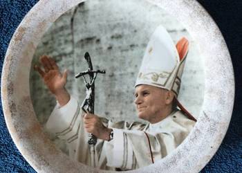 Ozdobny talerz  Papież Jan Paweł II Wawel