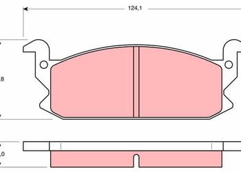 Klocki hamulcowe Daichatsu Charade GDB 366