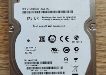 Dysk 2,5 cala Seagate Momentus SATA 7200.4 320 GB USZKODZONY