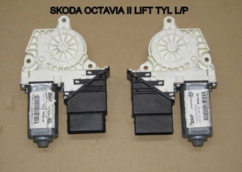 SILNICZEK PODNOSZENIA SZYB TYLNYCH LEAWY I PRAWY SKODA OCTAVIA II