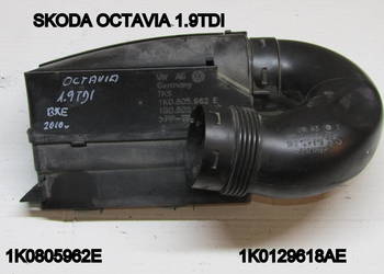 PRZEWÓD DOLOTOWY POWIETRZA SKODA OCTAVIA II 1.9TDI 1K0805962E