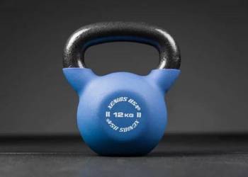 Fitness Kettlebell neoprenowe kolorowe Xenios USA wersja 2.0 12kg