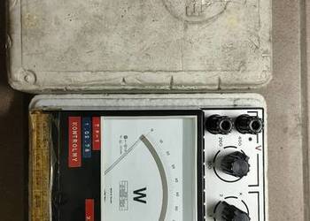 Watomierz LW-1 z 1972 roku karta gwarancyjna miernik mocy.