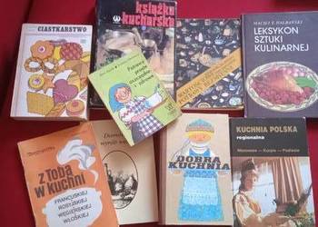 Zestaw książek kulinarnych z lat 80