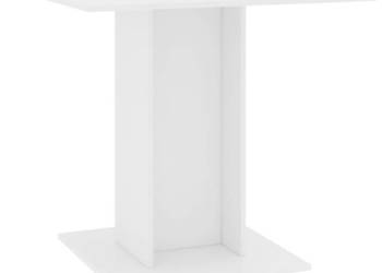 Stół jadalniany biały 80x80x75 cm materiał drewnopochodny WM-800252
