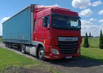 DAF XF XF460 mega z naczepą - zestaw