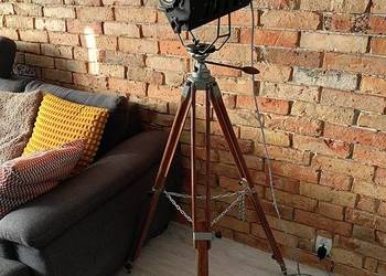 Lampa LOFT VINTAGE zabytek teatr lata 70