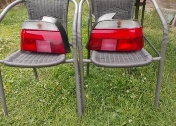 Lampy tylne lewa prawa BMW E39 biały kierunek przedlift.