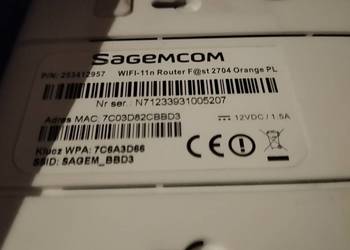 Sprzedam Sagemcom 2704