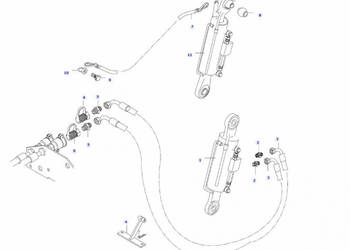 Valtra N141 - zaczep ramię hitch V36313600 V36313700