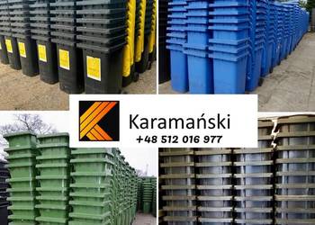 240 L używane pojemniki na odpady. 120 L, 660 L, 1100 L, TRANSPORT GRATIS