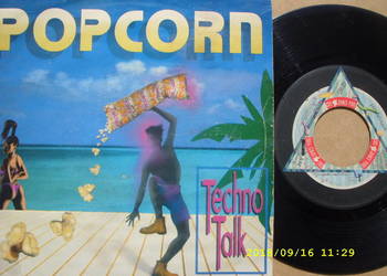 TECHNO TALK--POPCORN ; Singiel winyl.